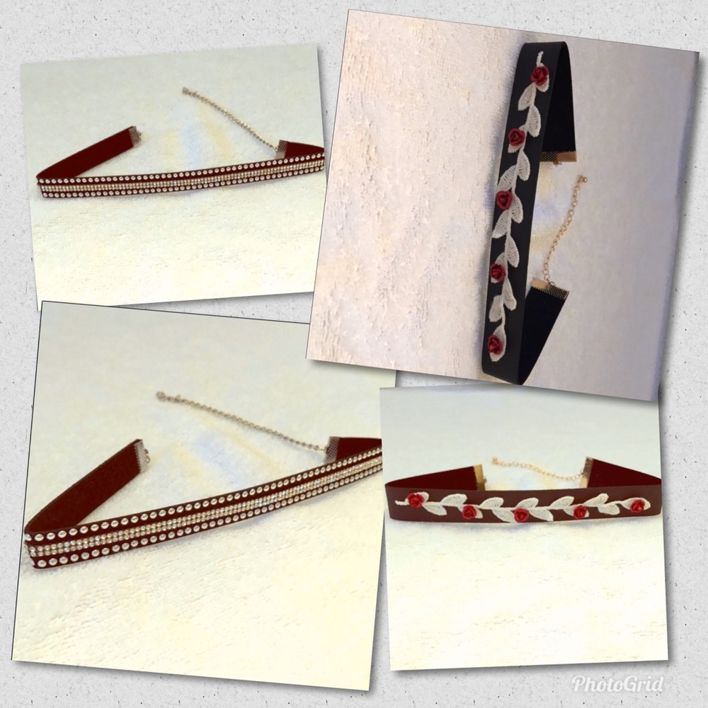 $2 if bundled for both Chokers!!